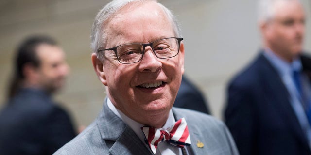 Rep.-elect Ron Wright, R-Texas, attends a new member welcome briefing in the Capitol Visitor Center on November 15, 2018. (Photo By Tom Williams/CQ Roll Call)