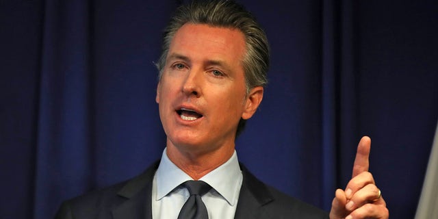 California Gov. Gavin Newsom speaks during a news conference at the California justice department on September 18, 2019. (Photo by Justin Sullivan/Getty Images)