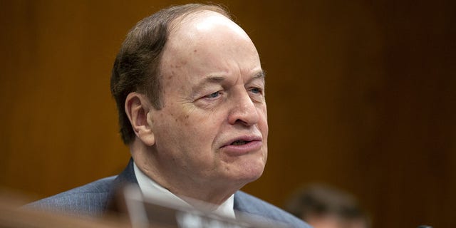 Senator Richard Shelby, a Republican from Alabama, speaks during a Senate Appropriations Subcommittee meeting. (Stefani Reynolds/Bloomberg via Getty Images)