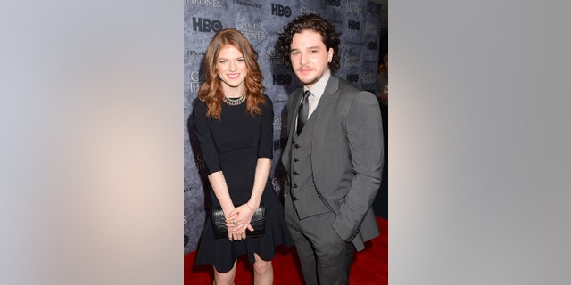 Actors Kit Harington and Rose Leslie attend HBO's 'Game Of Thrones' Season 3 Seattle Premiere on March 21, 2013, in Seattle, Washington.