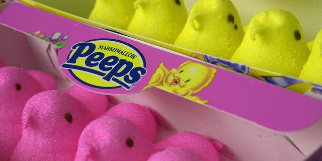 Peeps are a popular Easter candy that's made from marshmallow.