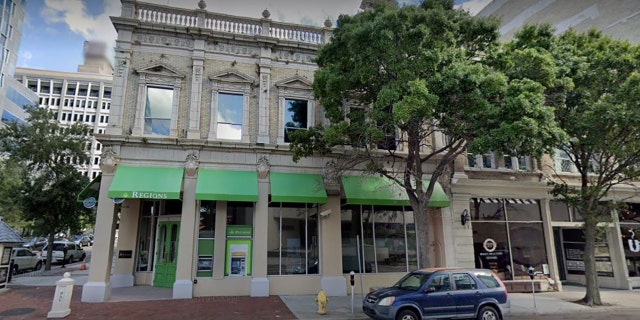 Regions Bank, located in downtown Jacksonville.