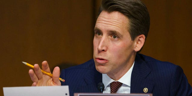 Sen. Josh Hawley, R-Mo., plans to introduce a bill Monday that would ban major tech companies from selling products on an online marketplace that they run.