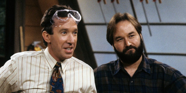 Tim Allen (left) and Richard Karn (right) in 'Home Improvement.' The two starred on the show for eight seasons. (Photo by Walt Disney Television via Getty Images Photo Archives)