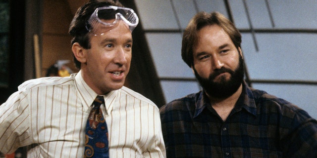 Tim Allen (left) and Richard Karn (right) in 'Home Improvement.' The two starred on the show for eight seasons. (Photo by Walt Disney Television via Getty Images Photo Archives)