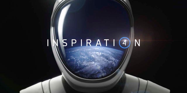 This photo provided by Inspiration4 shows a scene from Inspiration4 2021 Super Bowl NFL football spot. (Inspiration4 via AP)