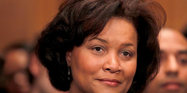 Judge J. Michelle Childs, who was nominated by President Barack Obama to the United States District Court, District of South Carolina, is seen on Capitol Hill in Washington, April 16, 2010, during her nomination hearing before the Senate Judiciary Committee.