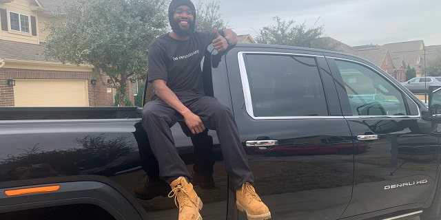 Andrew Mitchell and his family headed to Houston, Texas on Feb. 20 to help storm victims.