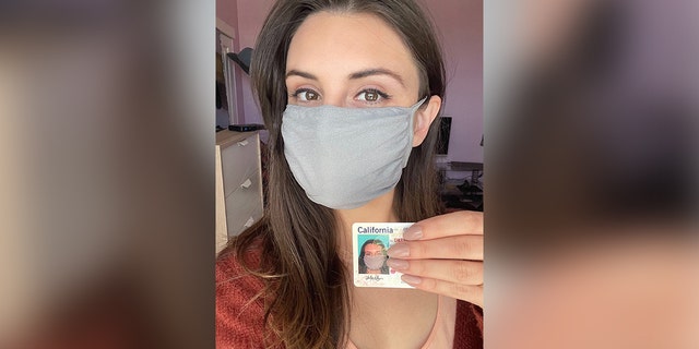 Leslie Pilgrim from California went to the DMV to get a REAL ID driver license. (Leslie Pilgrim)