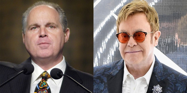 Elton John performed at Rush Limbaugh's wedding in 2010.