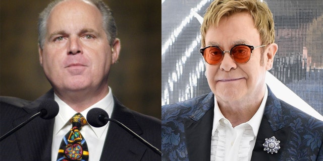 Elton John performed at Rush Limbaugh's wedding in 2010.