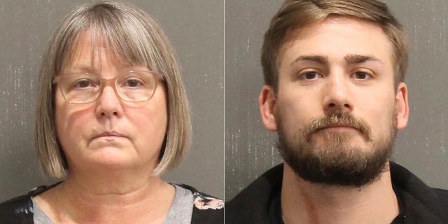 This booking photo released by the Metro Nashville, Tenn., 경찰서, shows Lisa Marie Eisenhart,왼쪽, and Eric Gavelek Munchel. (Metro Nashville Police Department via AP)