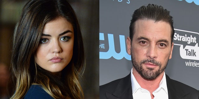Lucy Hale, 31, is known for starring in 'Pretty Little Liars' while Skeet Ulrich, 51, is best known for appearing in 'Scream' and 'Riverdale.'