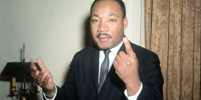 PA News Photo 25/9/64: Dr.  Martin Luther King during a one day visit to London.  (Photo by PA Images via Getty Images)