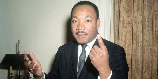 PA News Photo 25/9/64: Dr.  Martin Luther King during a one day visit to London.  (Photo by PA Images via Getty Images)