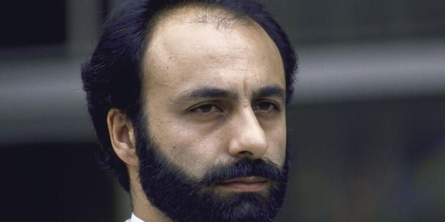 Iranian Ambassador to the U.N. Mohammad Mahallati speaking after a meeting with U.N. officials concerning implimentation of the Security Council resolution to end the Iran-Iraq war. 