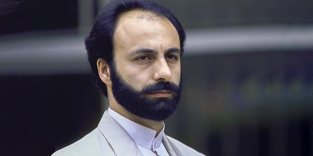 NEW YORK, UNITED STATES - AUGUST 01: Iranian Ambassador to the UN Mohammad Mahallati speaking after a meeting with UN officials concerning implmentation of the Security Council resolution to end the Iran-Iraq war. (Photo by Bill Foley/Time & Life Pictures)