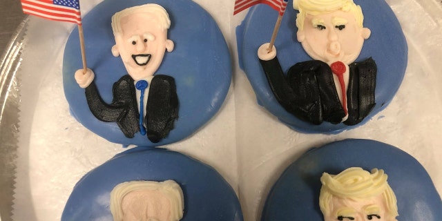 National Bakery also churned out iced cookies of Joe Biden and Donald Trump following the first presidential debate.