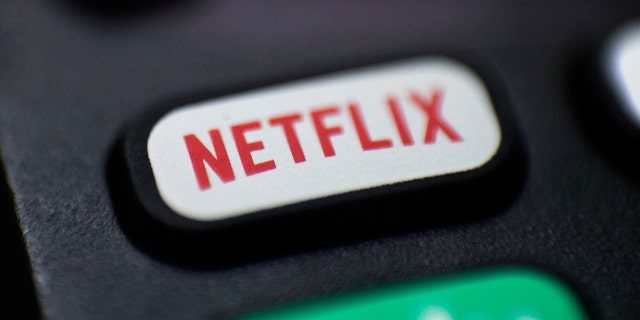 FILE - This Aug. 13, 2020 file photo shows a Netflix logo on a remote control in Portland, Ore.