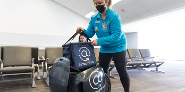 Once the gita arrives at a customer, the customer can open the cargo bin themselves and take out the food they ordered, PHL said in its announcement.