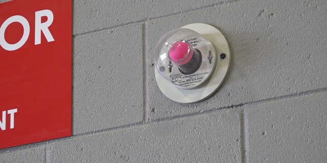 Doors throughout the station automatically close with an air pressure system that helps push out toxins. This pink ping pong ball demonstrates the air pressure moving back and forth. When the doors are closed you will see the ball and know the room is air tight. When the door opens the ball goes away 