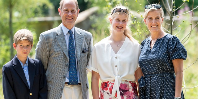 Prince Edward, Earl of Wessex and wife, Sophie, Countess of Wessex are parents to James, Viscount Severn and Lady Louise Windsor.