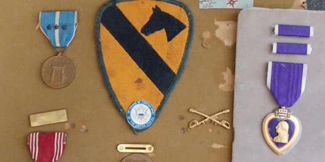 Teresa Ferrin discovered these military awards, including the Purple Heart, while she was volunteering at the Christian Family Care Thrift Store in Phoenix, Arizona, about two weeks ago.