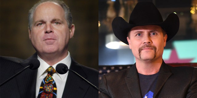 John Rich (right) recalled receiving a donation of $100,000 from Rush Limbaugh (left) under the condition on anonymity to go toward St. Jude Children's Research Hospital during the singer's stint on 'Celebrity Apprentice.'