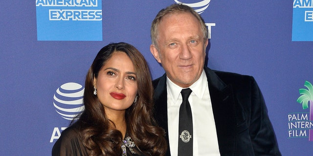 Salma Hayek has ended rumors that she married her husband, French billionaire François-Henri Pinault, for his money.  (Photo by Jerod Harris / FilmMagic)