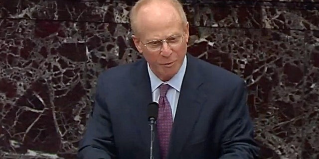 David Schoen, President Trump's attorney, speaking at his impeachment trial on Feb. 9, 2021.