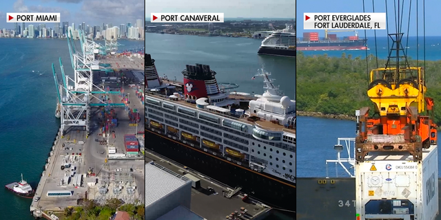 Florida is home to the three busiest cruise ports in the world: Port Miami, Port Canaveral, and Port Everglades respectively (Chris Pontius, Fox News).