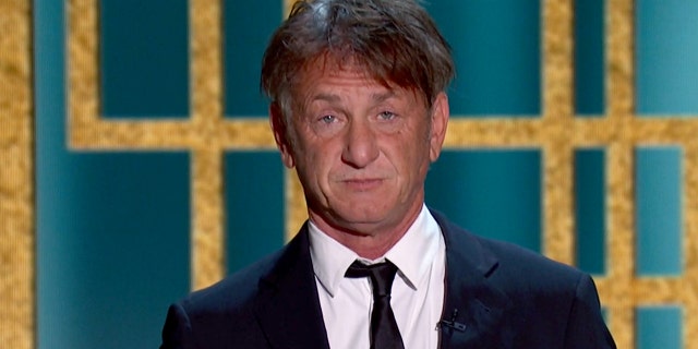 Sean Penn's appearance at the Golden Globes sparked jokes from viewers. (Photo by NBC/NBCU Photo Bank via Getty Images)