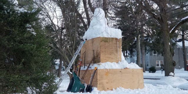 The task took about 60 hours total, between Schott and a 10-person crew.