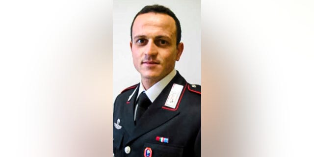 Carabinieri officer Vittorio Iacovacci was killed in an ambush on Monday, together with the Italian Ambassador to Congo Luca Attanasio. (Italian Carabinieri Press Office via AP)
