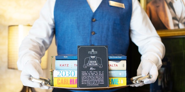 The Ben West Palm's Book Butler will hand deliver a complimentary book to guests as part of its new program, in partnership with The Palm Beach Book Store.