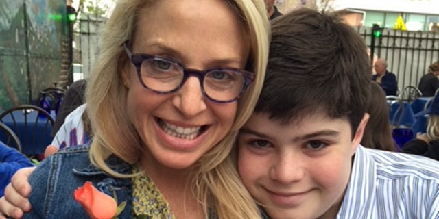 Dr. Laura Berman (left) with her son, Sammy, who died on Sunday at the age of 16.