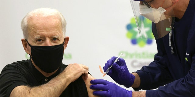 President-elect Biden received the second dose of the Pfizer/BioNTech coronavirus vaccine, three weeks after the first dose he had received a few days before Christmas 2020.