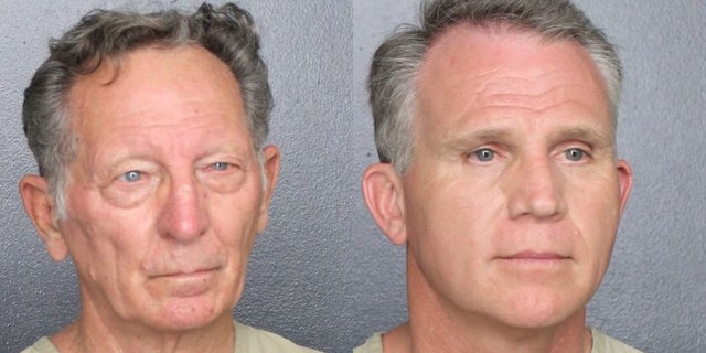 Gary Brummett, 81, (left) and Walter Wayne Brown Jr., 53, (right) were both arrested on Feb. 11 for allegedly pretending to be U.S. marshalls exempt from wearing face masks.