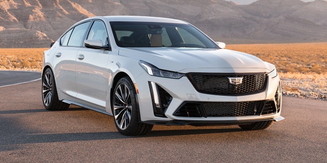 The Cadilac CT5-V Blackwing is similar in size to the BMW M5