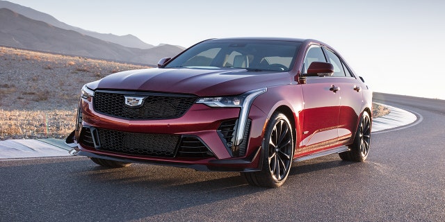 The Cadillac CT4-V Blackwing competes against the BMW M3