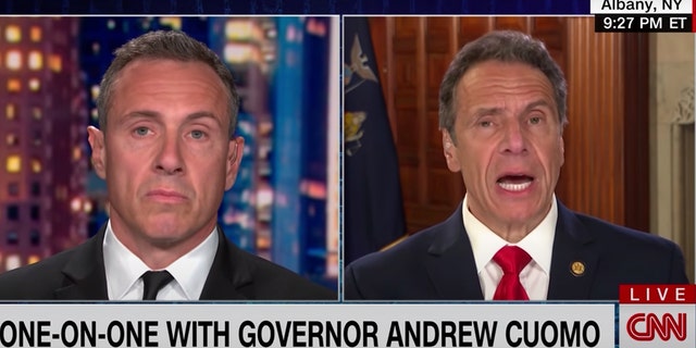 CNN's Chris Cuomo interviews his older brother New York Gov. Andrew Cuomo during a 2020 episode of 'Cuomo Prime Time.'