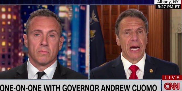 CNN's Chris Cuomo interviews his older brother New York Gov. Andrew Cuomo during a 2020 episode of 'Cuomo Prime Time.'