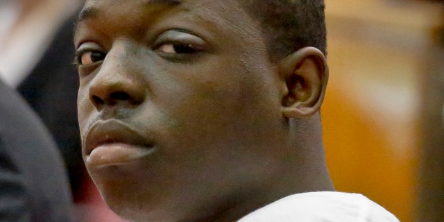 Rapper Bobby Shmurda, whose birth name is Ackquille Pollard, appears in a Manhattan court, in New York. Shmurda, a once up-and-coming rapper, thanks to a hit music video that popularized the "Shmoney dance," was paroled on Tuesday, Feb. 23, 2021, after spending more than four years behind bars for a drug gang conviction.