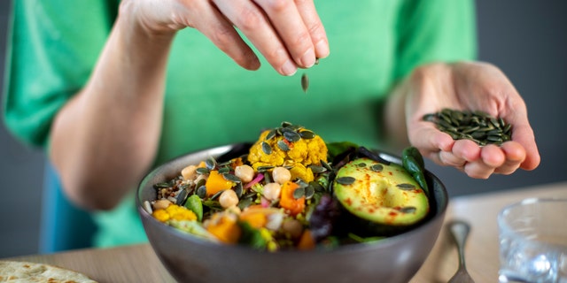 Consider sprinkling Tammy Credicott's toasted pumpkin seeds over your next salad.