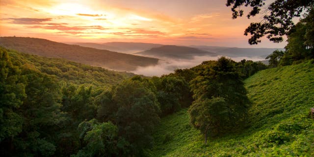 The Ozark Mountains and known for their beauty and outdoor recreational opportunities. The region is also home to three Fortune 500 companies.