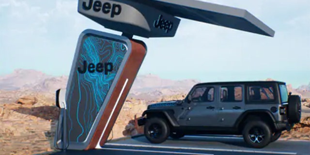Electric Jeep Wrangler, solar charging station revealed for Easter off-road  event | Fox News