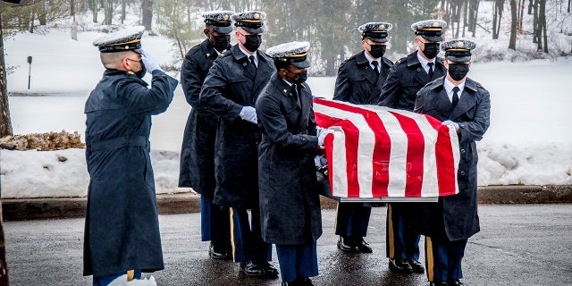 Kevin Jiang was laid to rest Tuesday, Feb. 16, 2021, at the Connecticut State Veterans Cemetery in Middletown.