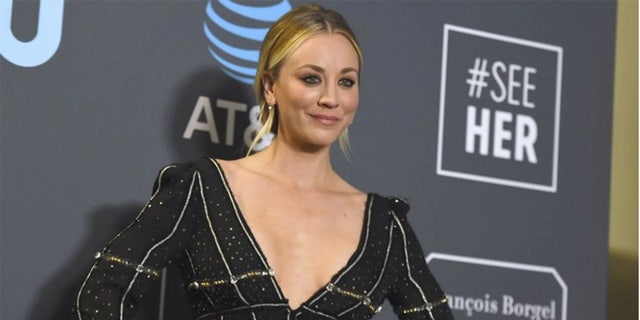 Kaley Cuoco is nominated for her role in 'The Flight Attendant.' 