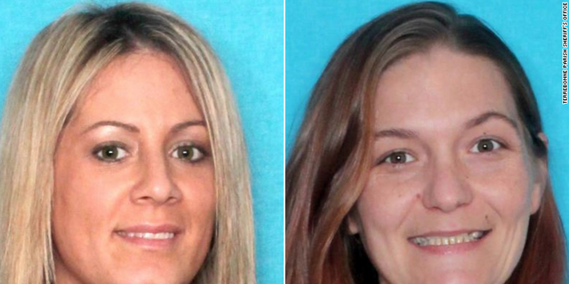 Hope Nettleton (left) tried to fight off two hitmen who arrived at her neighbor, Brittany Cormier's home looking for a rape victim they were paid to kill. Cormier was also shot dead, after lying to the hitmen that she was the victim they sought, authorities said. <br>
(Terrebonne Parish Sheriff's Office)