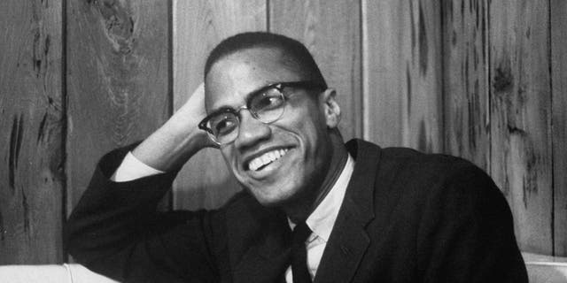 Black Muslim leader Malcom X was slain in New York City in 1965 at age 39.  (Getty Images)